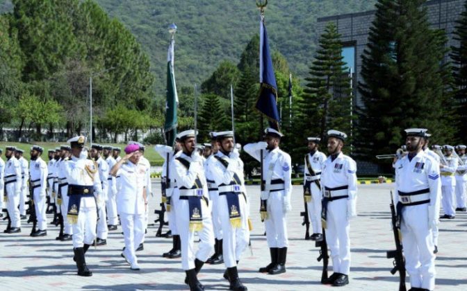 Chief of Royal Malaysian Navy calls on CNS Admiral Naveed Ashraf at NAVAL HQ Islamabad