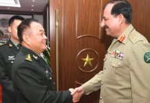 CGS Lt. Gen Muhammad Avais Dastgir And Commander Of PEOPLES LIBERATION ARMY GROUND FORCE H.E Gen Li Qiaoming Discusses The Serious Issue Of indian And iranian Terrorism At PLAGF HQ In Beijing