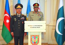 CJCSC Gen Sahir Shamshad Mirza Held One On One High-Profile And Most Important Meeting With Minister of Defense of the Republic of AZERBAIJAN H.E Col General Zakir Hasanov During Official Visit