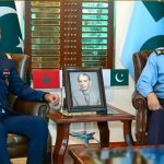 Inspector Royal Moroccan Air Force Major Gen Mohammed Gadih and PAF CHIEF Zaheer Ahmed Babar discuss Regional and Trans-Regional Security