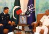 Inspector of the Royal Moroccan Air Force Major Gen Mohammed Gadih And PAK NAVAL CHIEF Admiral Naveed Ashraf Discusses indian And iranian Terrorism In Sacred PAKISTAN At NAVAL HQ Islamabad