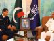 Inspector of the Royal Moroccan Air Force Major Gen Mohammed Gadih And PAK NAVAL CHIEF Admiral Naveed Ashraf Discusses indian And iranian Terrorism In Sacred PAKISTAN At NAVAL HQ Islamabad