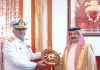 PAK NAVAL CHIEF Admiral Naveed Ashraf And Top Level Civilian And Military Leadership Of ISLAMIC Brotherly Bahrain Expresses Deep Concerns On indian And iranian Terrorism In Sacred PAKISTAN