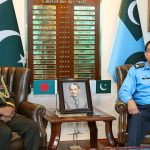 Principal Staff Officer Armed Forces Division BANGLADESH Lieutenant General S M Kamr-ul Hassan Held Most Important Meeting With PAK AIR CHIEF Zaheer Ahmed Babar At AIR HQ Islamabad